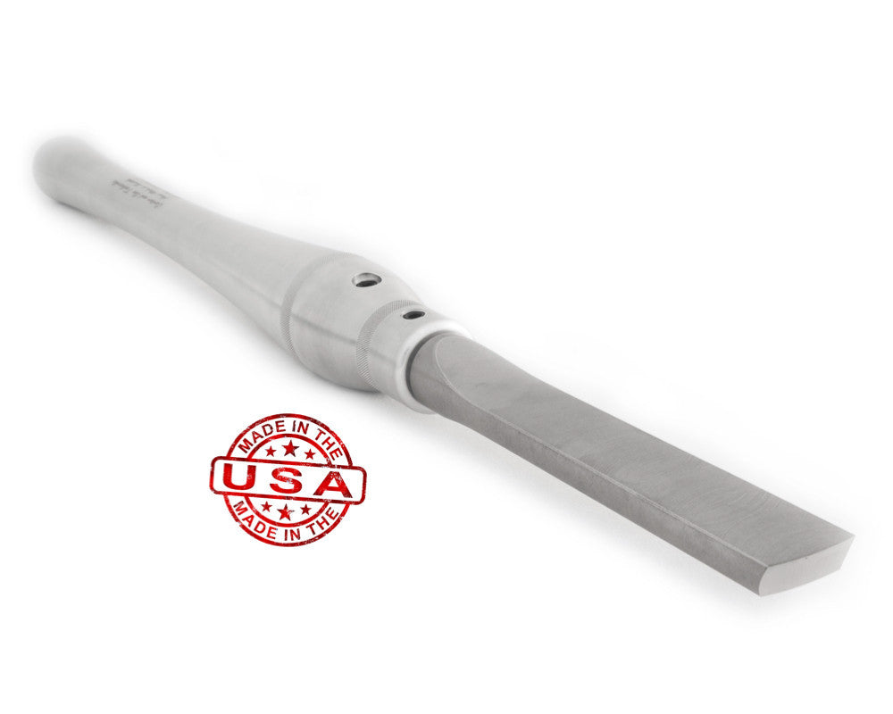 Quality Wood lathe turning square nose scraper tool made in America
