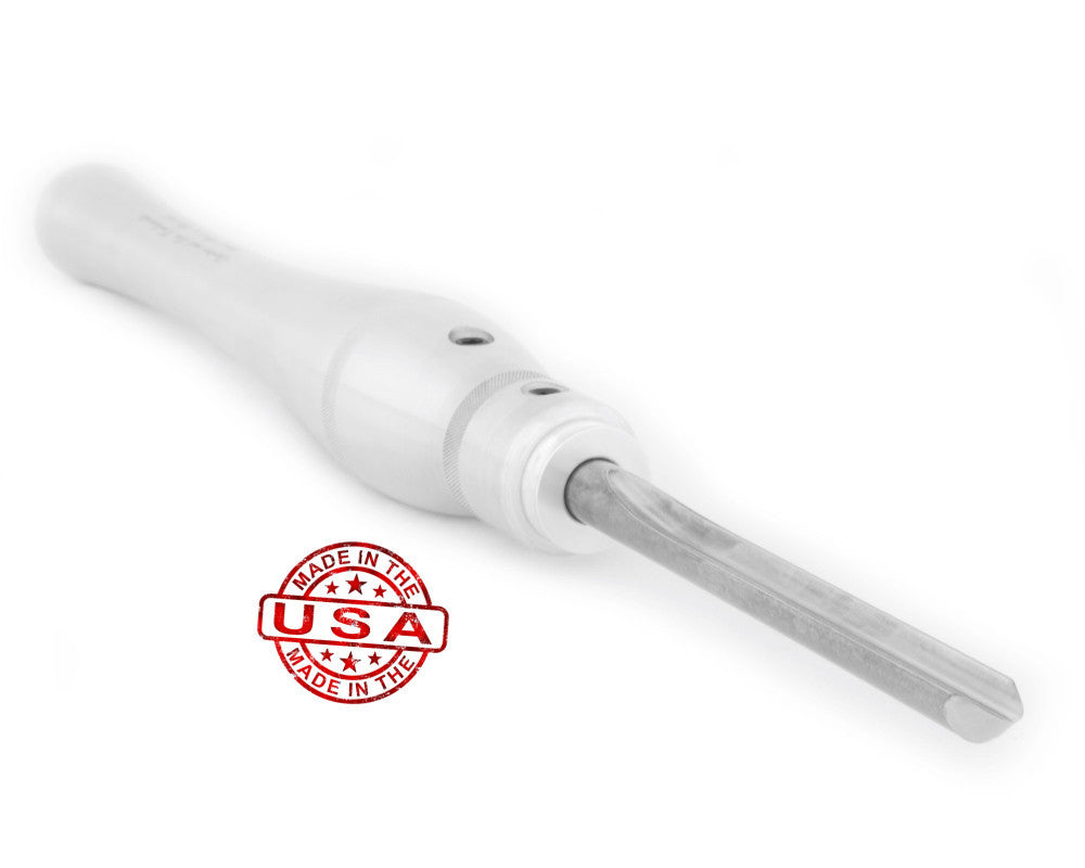 Wood lathe turning spindle gouge tool by Carter and Son Toolworks.