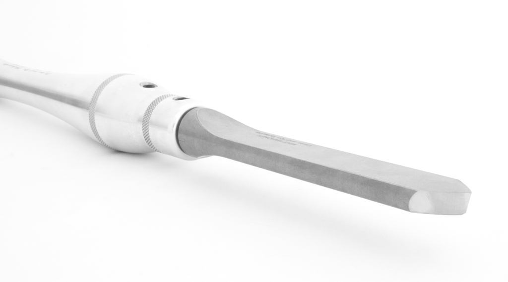 Quality wood lathe turning spear scraper tool.