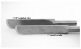 Wood lathe turning negative rake scraper tool by Carter and Son Toolworks.