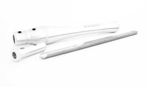Wood lathe turning spindle and bowl gouge tool by Carter and Son Toolworks.